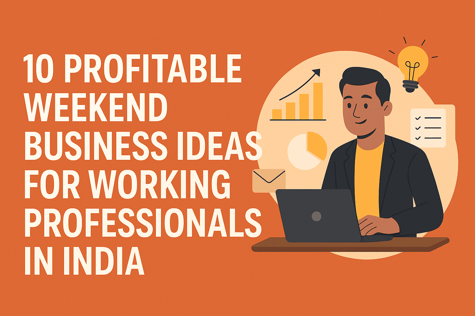 Weekend business ideas for professionals in India to earn extra income.