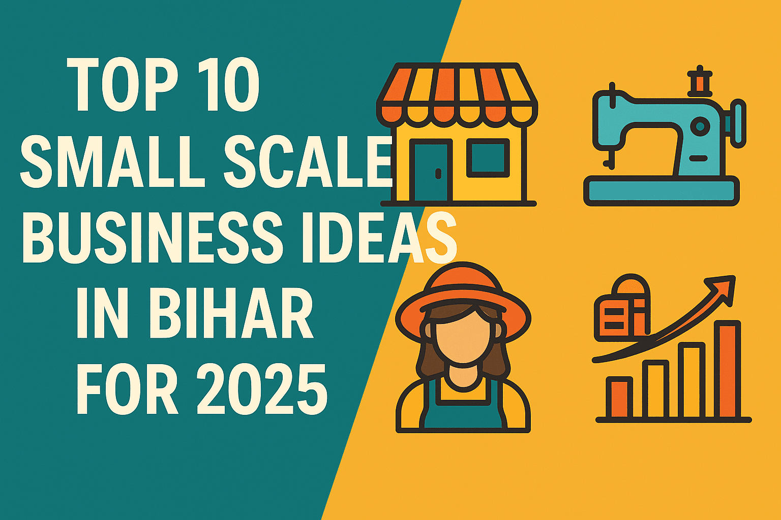 Profitable small business ideas in India 2025 with low investment opportunities.