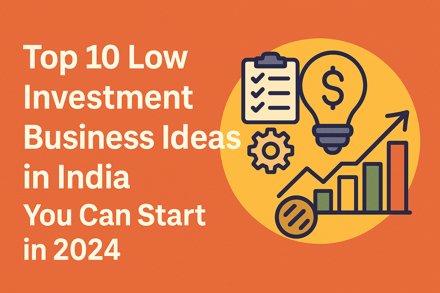 Top low investment business ideas in India for 2024 entrepreneurs.