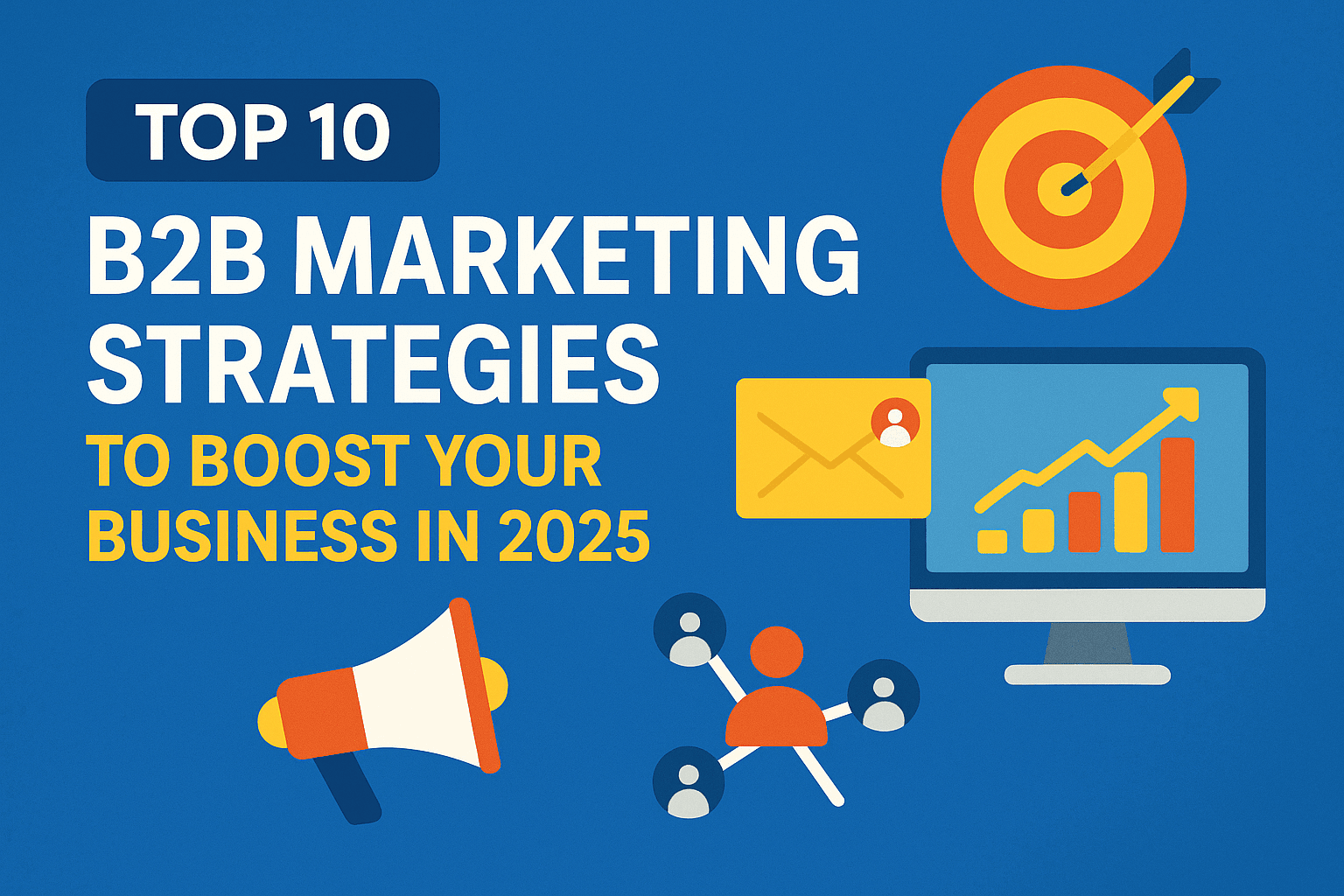 B2B marketing strategies to grow business success and increase sales in 2025.