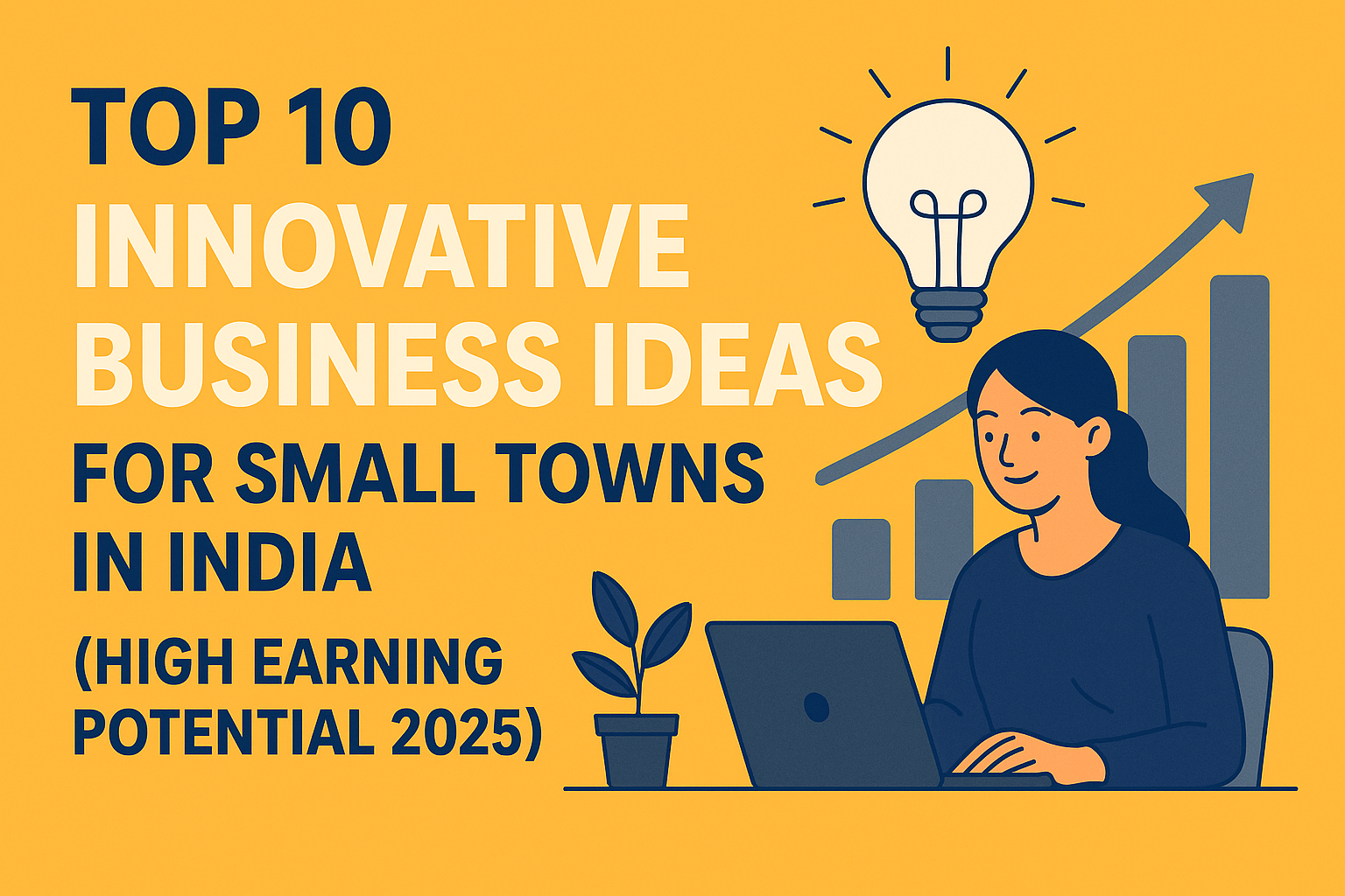 Small town business ideas in India with high earning potential for 2025.