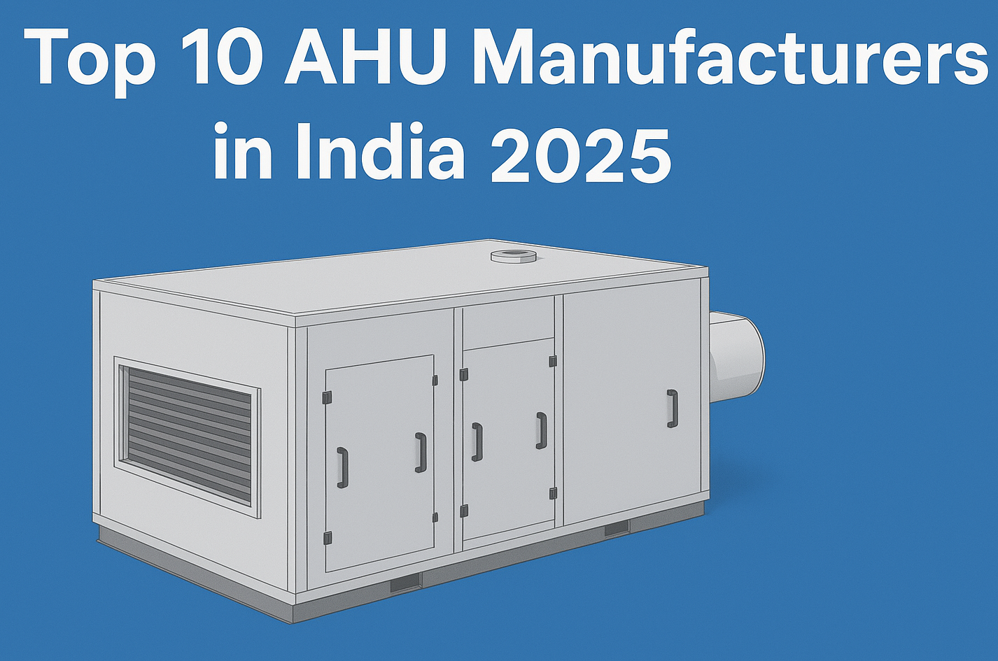 Top 10 AHU manufacturers in India 2025 list with leading HVAC companies.
