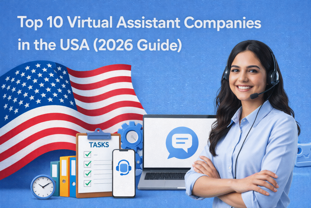 Top virtual assistant companies in the USA for 2026 guide.