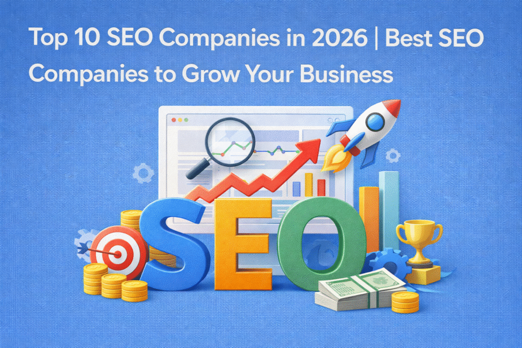 Top SEO companies in 2026 helping businesses grow online.
